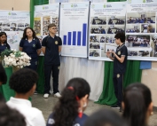 Sefaz - Alunos da escola da Escola Estadual Ruy Araújo, aprensentam projeto sobre  Educação Fiscal  - foto - divulgação