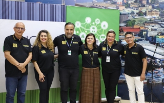 Sefaz - euquipe da coordenação da Campanha e apresentadoras - foto - divulgação